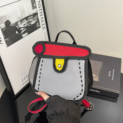 Trendy Cartoon-Style Mini Backpack Acalora