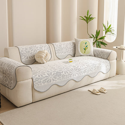 Floral Lace Sofa Cover