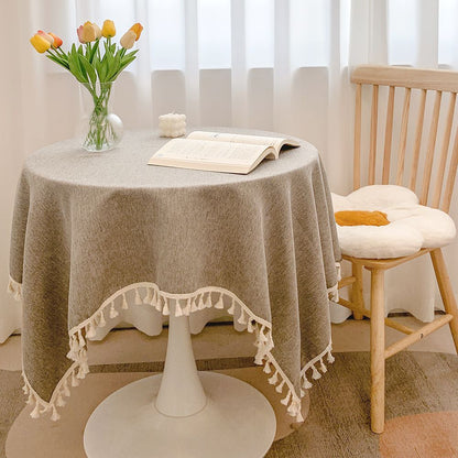 Decorative Fringed Table Cover