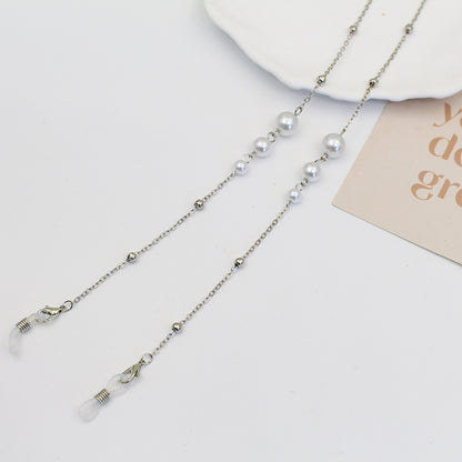 Elegant Pearl Eyewear Chain Acalora