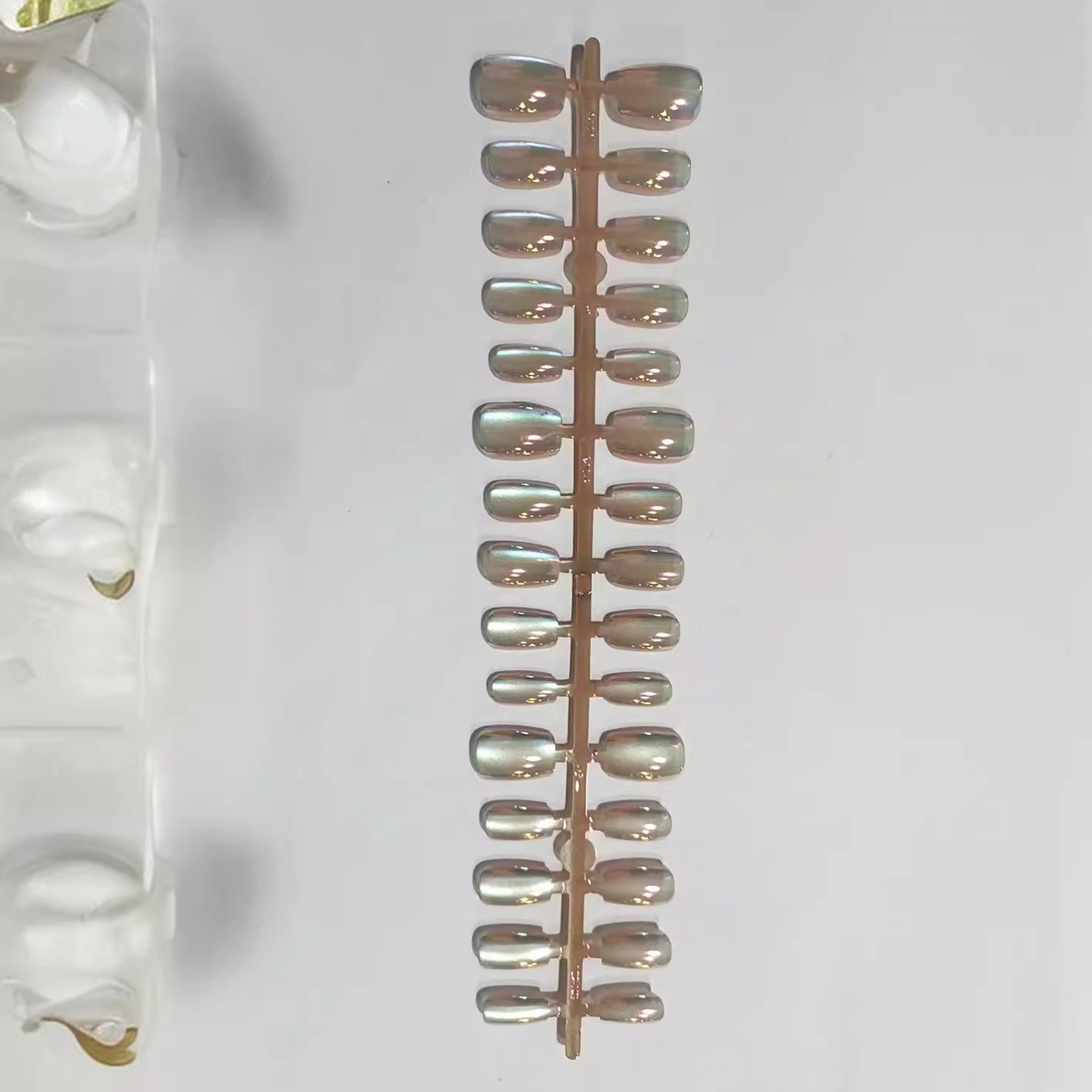 Iridescent Press-On Nail Tips Acalora