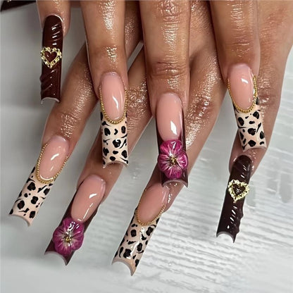 Artistic Long Nail Wraps Acalora