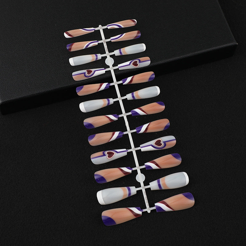 Artificial nails with creative heart design Acalora
