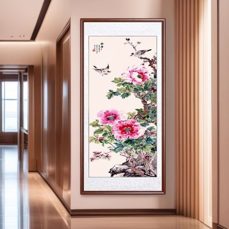 Elegant Floral Wall Decoration Print