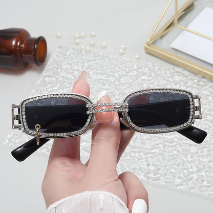 Women's stylish sunglasses with sparkling crystal frame Kalsten