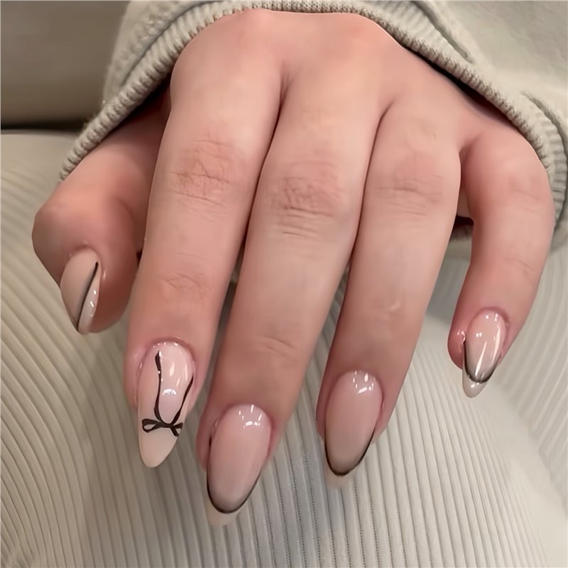 Stylish Ombre Press-On Nails Acalora
