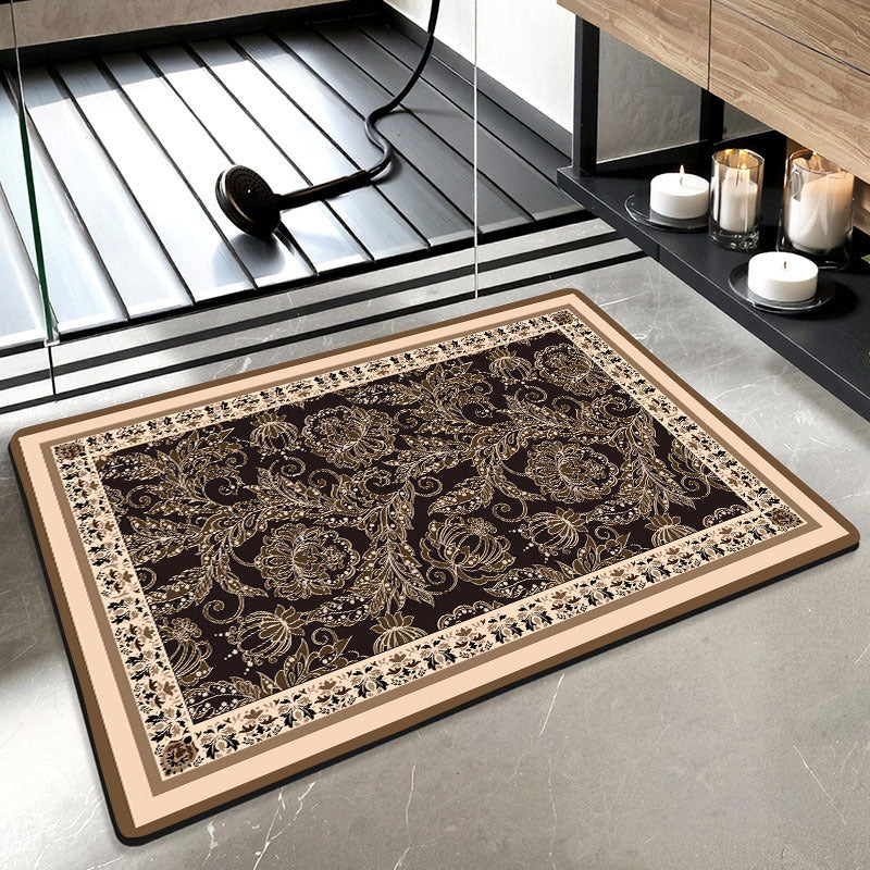 Decorative Motivational Bath Mat Acalora
