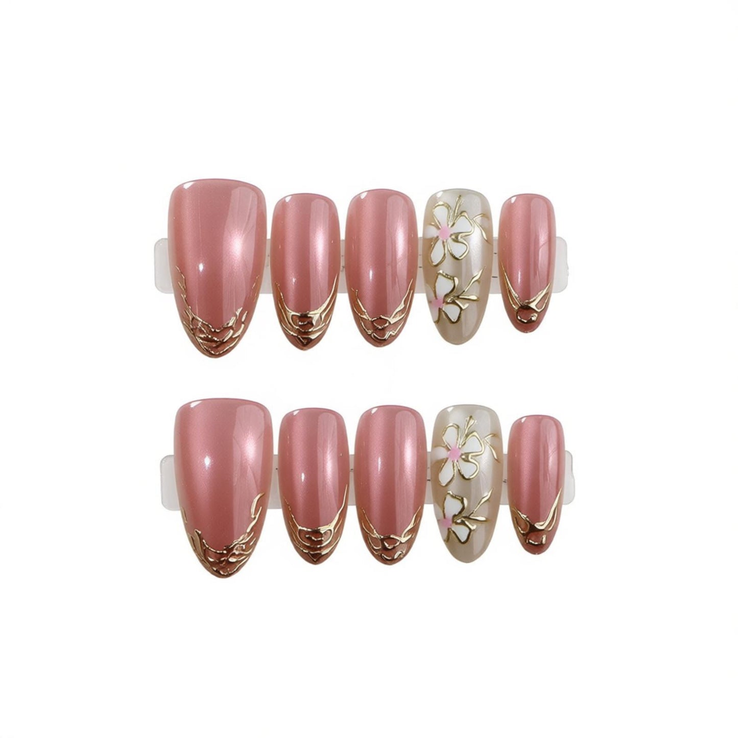Floral Luxury Press-On Nail Set Acalora