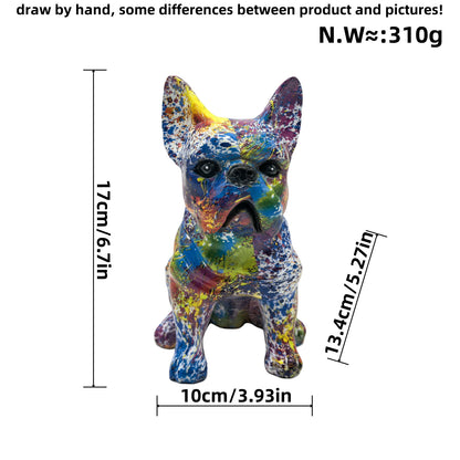 Decorative figure of a French Bulldog Acalora