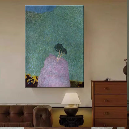 Textured Abstract Landscape Canvas Art