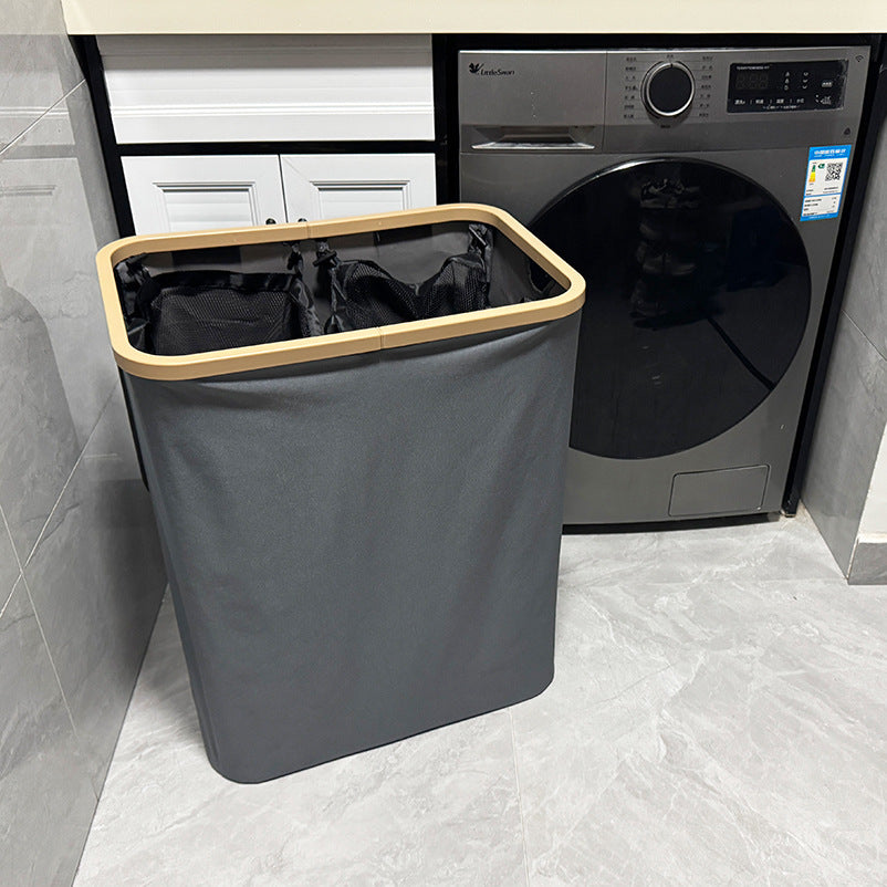 Modern laundry basket with removable lid and carrying handles Acalora