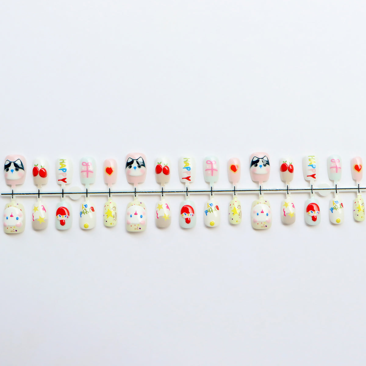 Creative Cartoon Themed Press-On Nails Acalora