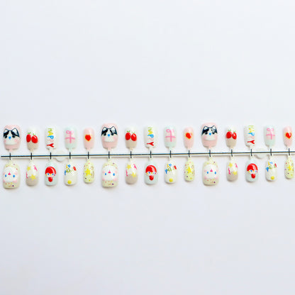 Creative Cartoon Themed Press-On Nails Acalora