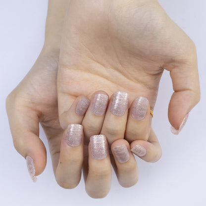 Artificial nails with elegant glitter design Acalora