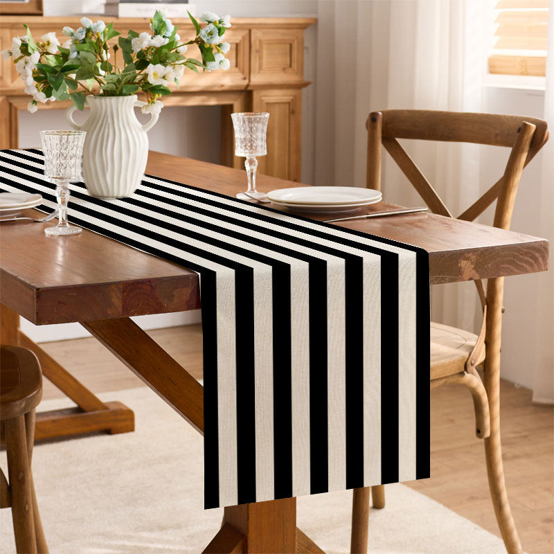 Elegant Striped Table Runner