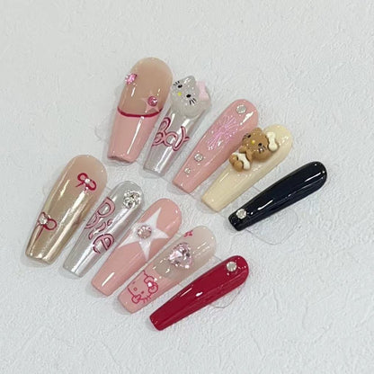 Cute Cartoon Nail Art Set Acalora