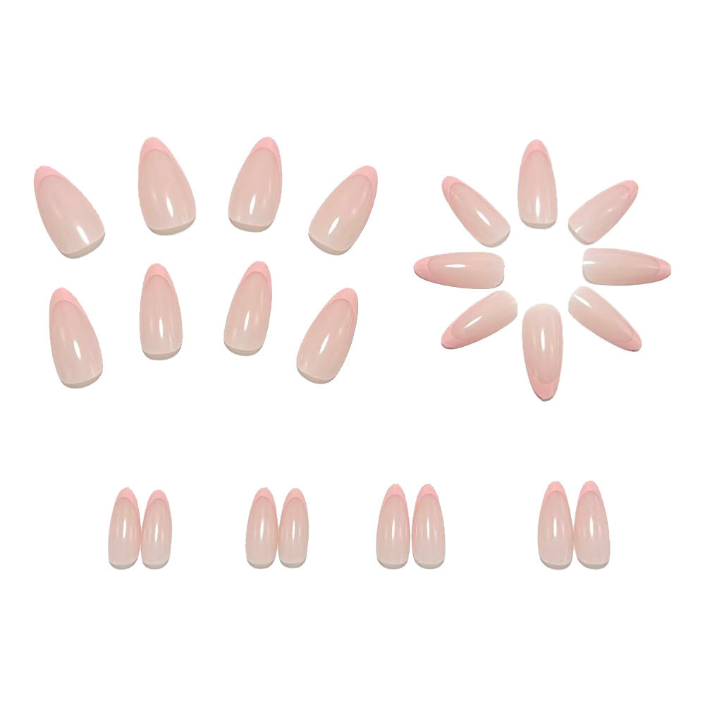 Nail design with French tip Acalora