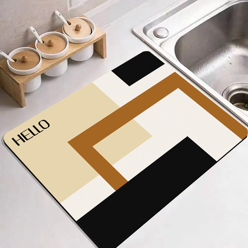 Cute Cartoon Food-Themed Kitchen Mat Acalora