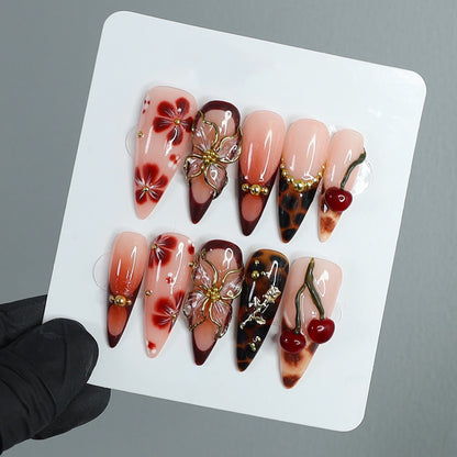 Premium Decorative Press-On Nails Acalora