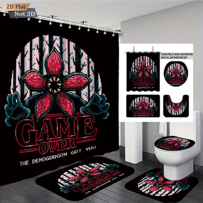 Stranger Things Adventure-Themed Digital Bathroom Set
