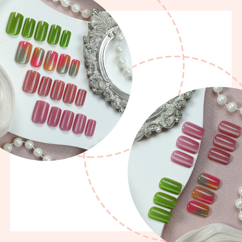 Artistic Ombre Effect Press-On Nails Acalora