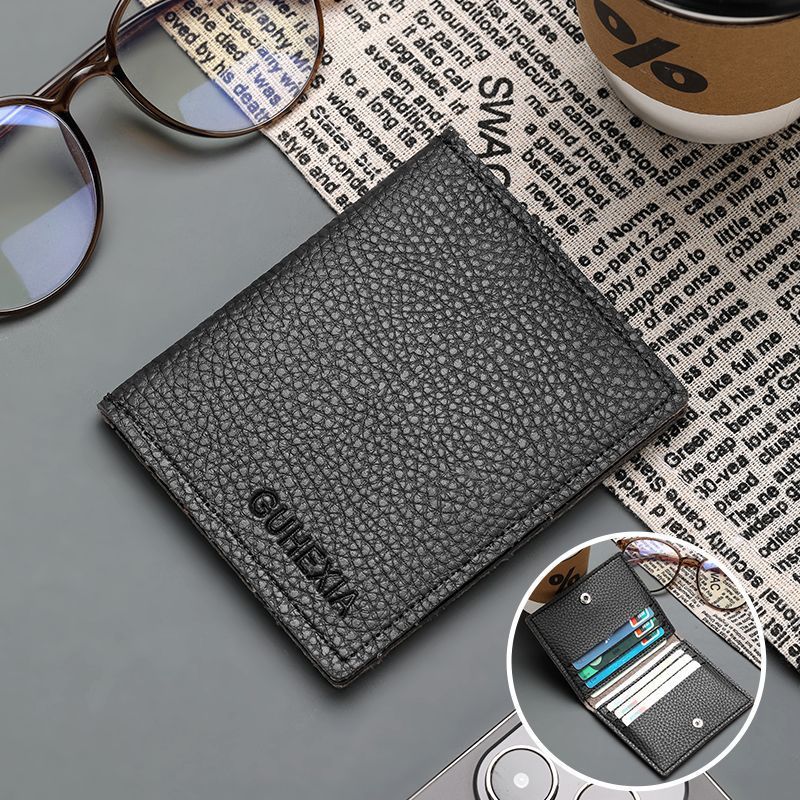 RFID-Blocking Leather Card Holder Acalora