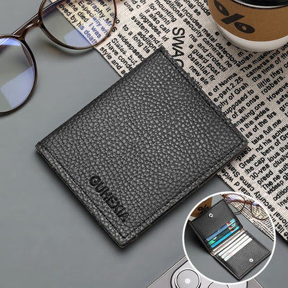 RFID-Blocking Leather Card Holder Acalora