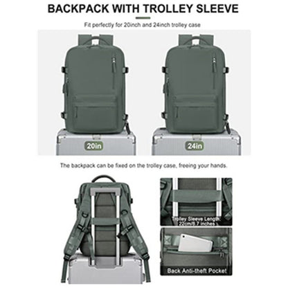 Multi-Compartment Stylish Travel Backpack Acalora