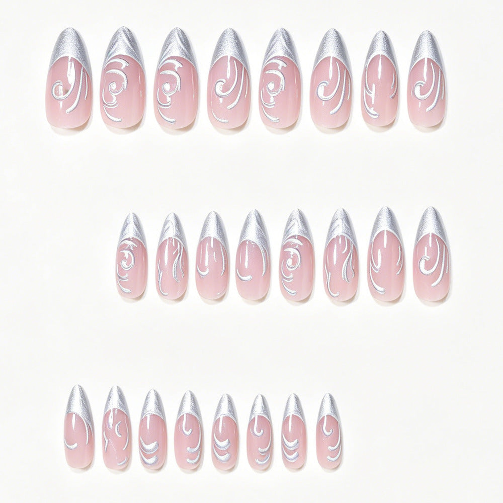 Elaborate Sculpted Press-On Nail Art Acalora
