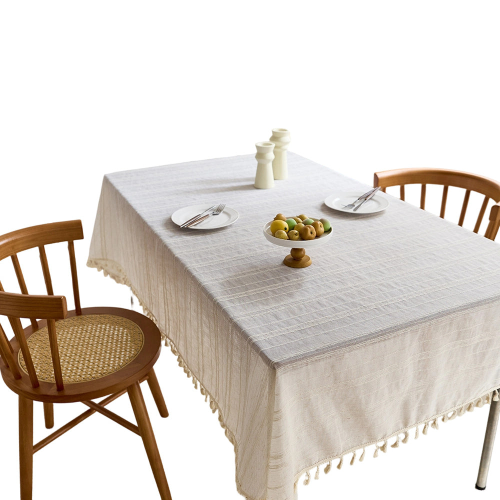Elegant Fringe Table Cover