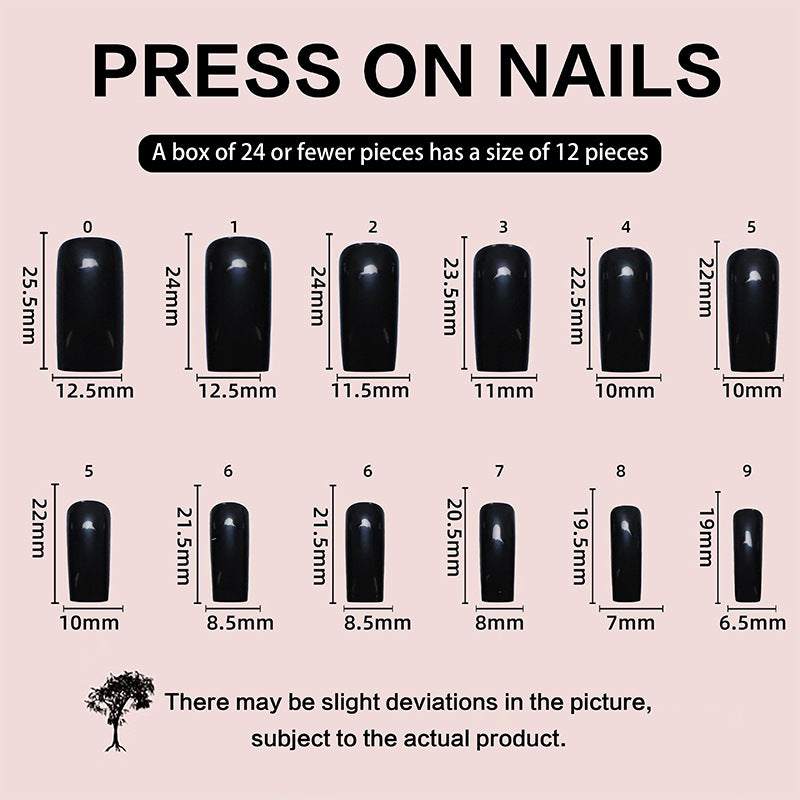 Artificial nail set with floral detail and glitter effects Acalora