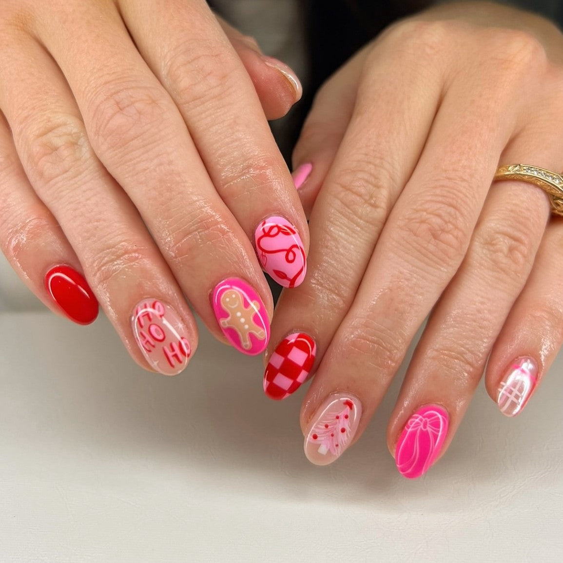 Festive Decorative Nail Art Acalora