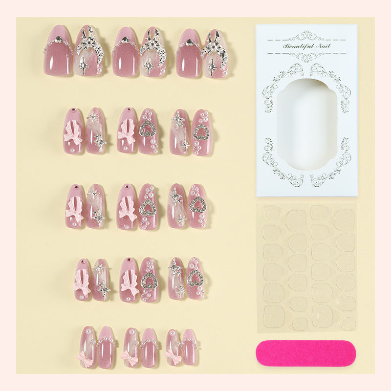 Glamorous Decorative Press-On Nail Art Set Acalora