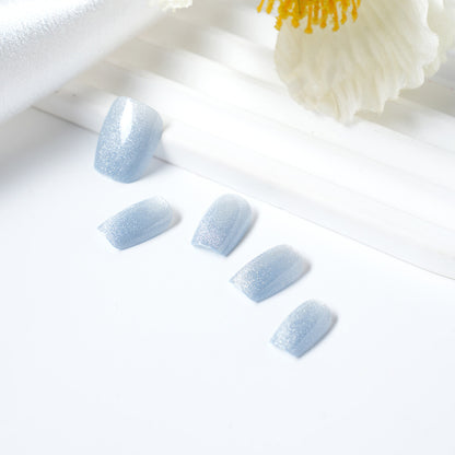 Gradient Glitter Press-On Nail Tips Acalora