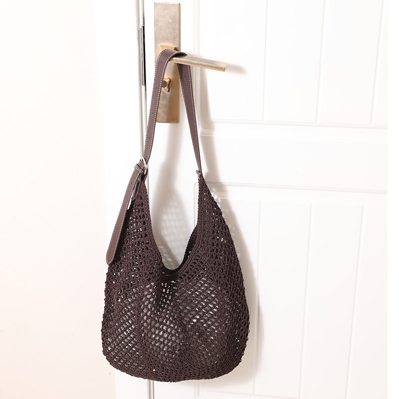 Women's Hand-knotted Shoulder Bag with Robust Design Karnz