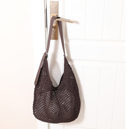 Women's Hand-knotted Shoulder Bag with Robust Design Karnz
