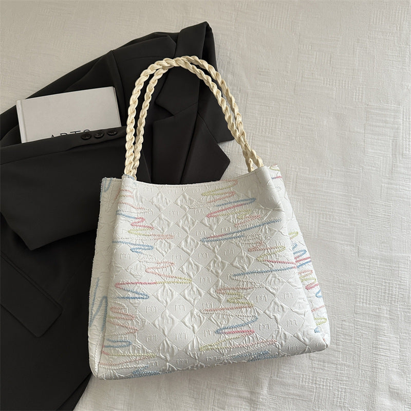 Quilted Decorative Shoulder Bag Acalora