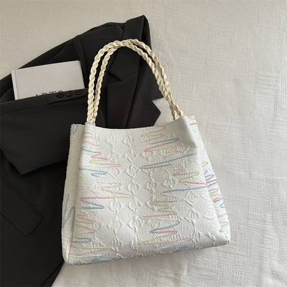 Quilted Decorative Shoulder Bag Acalora