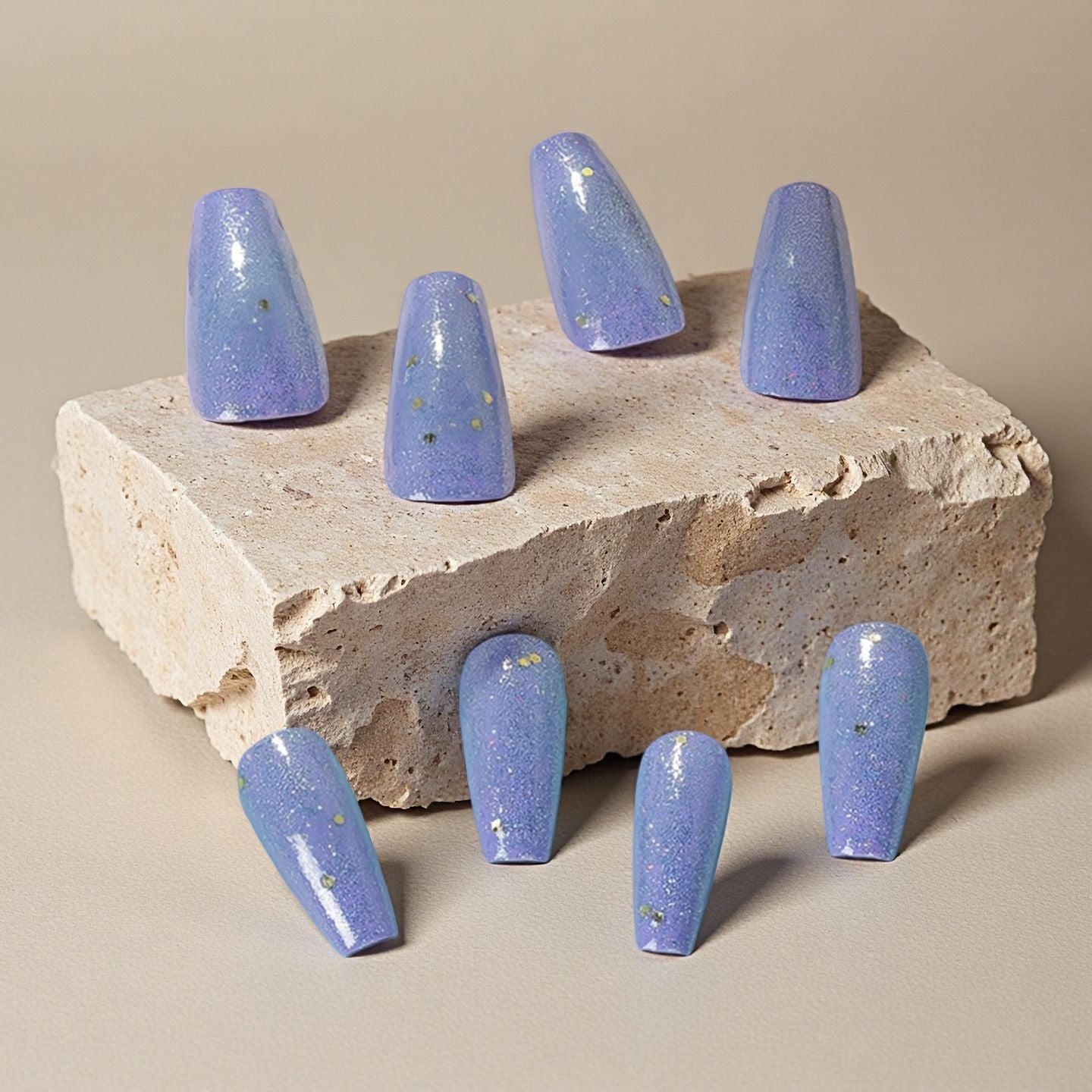 Glittering artificial nails Acalora