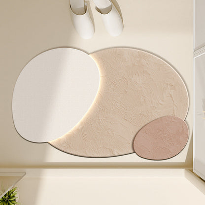 Floral-Inspired Decorative Bath Mat
