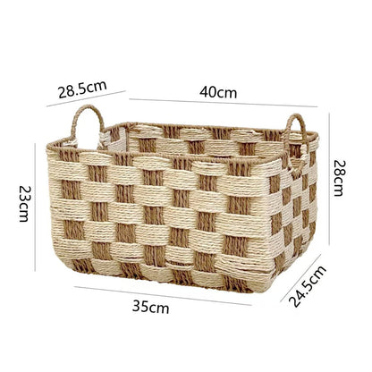 Natural Fiber Storage Basket Acalora