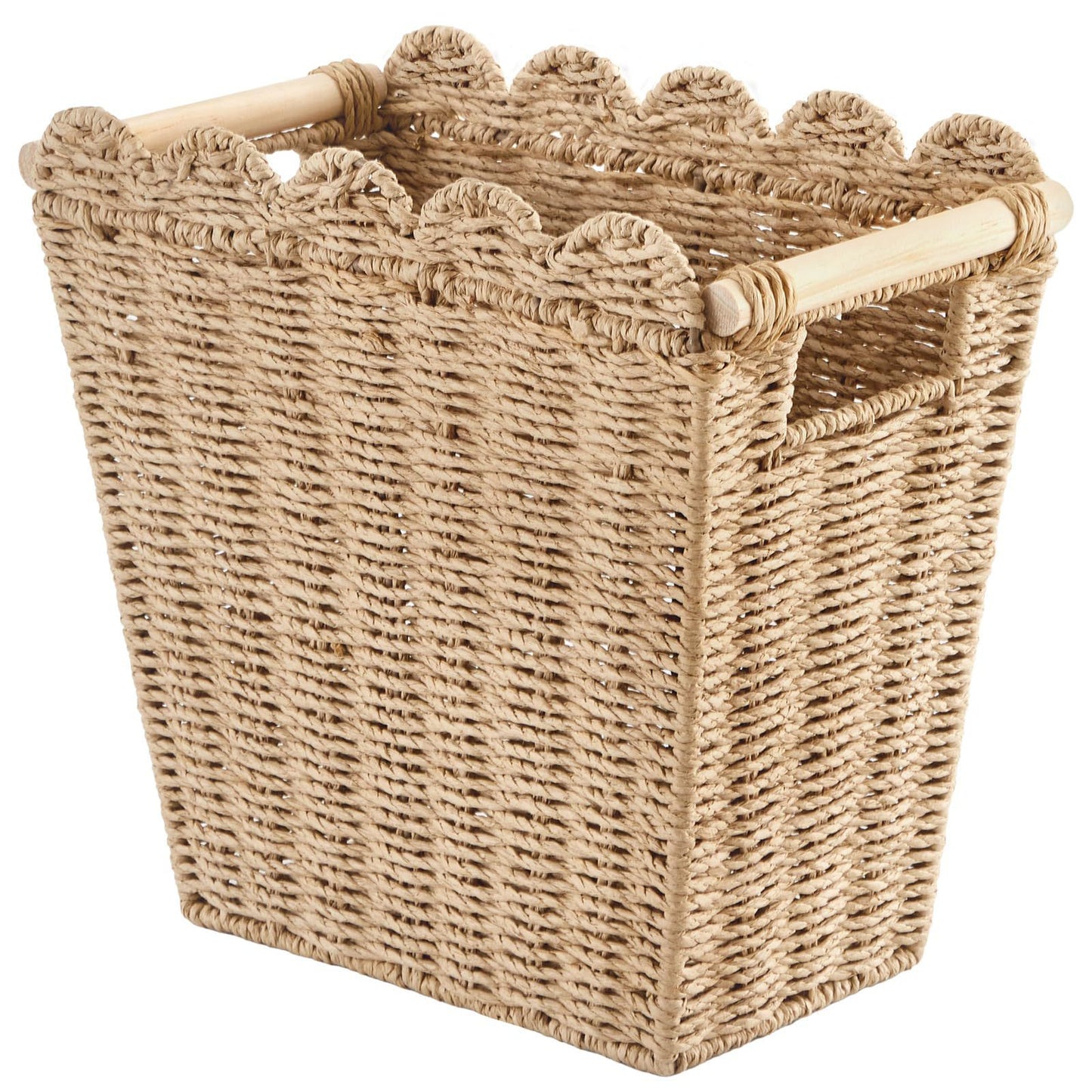 Decorative storage basket with wave edge Acalora