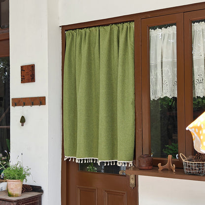 Elegant Textured Door Curtain