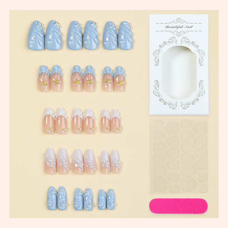 Luxurious Decorative Press-On Nail Art Set Acalora