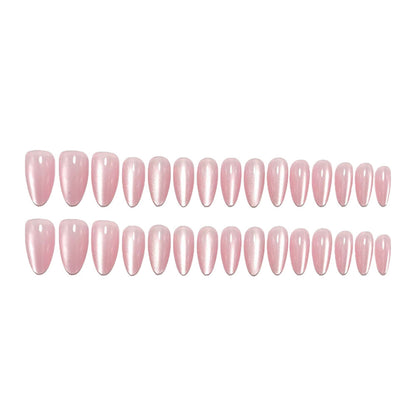 Artificial nails with elegant high gloss and pointed design Acalora