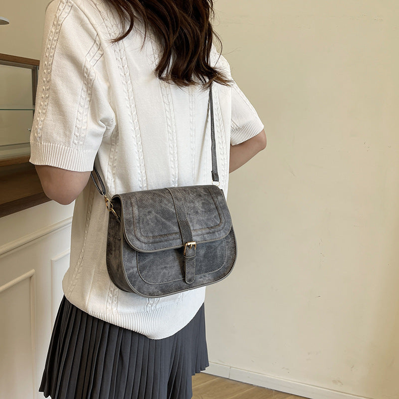 Vintage-Inspired Crossbody Satchel Acalora