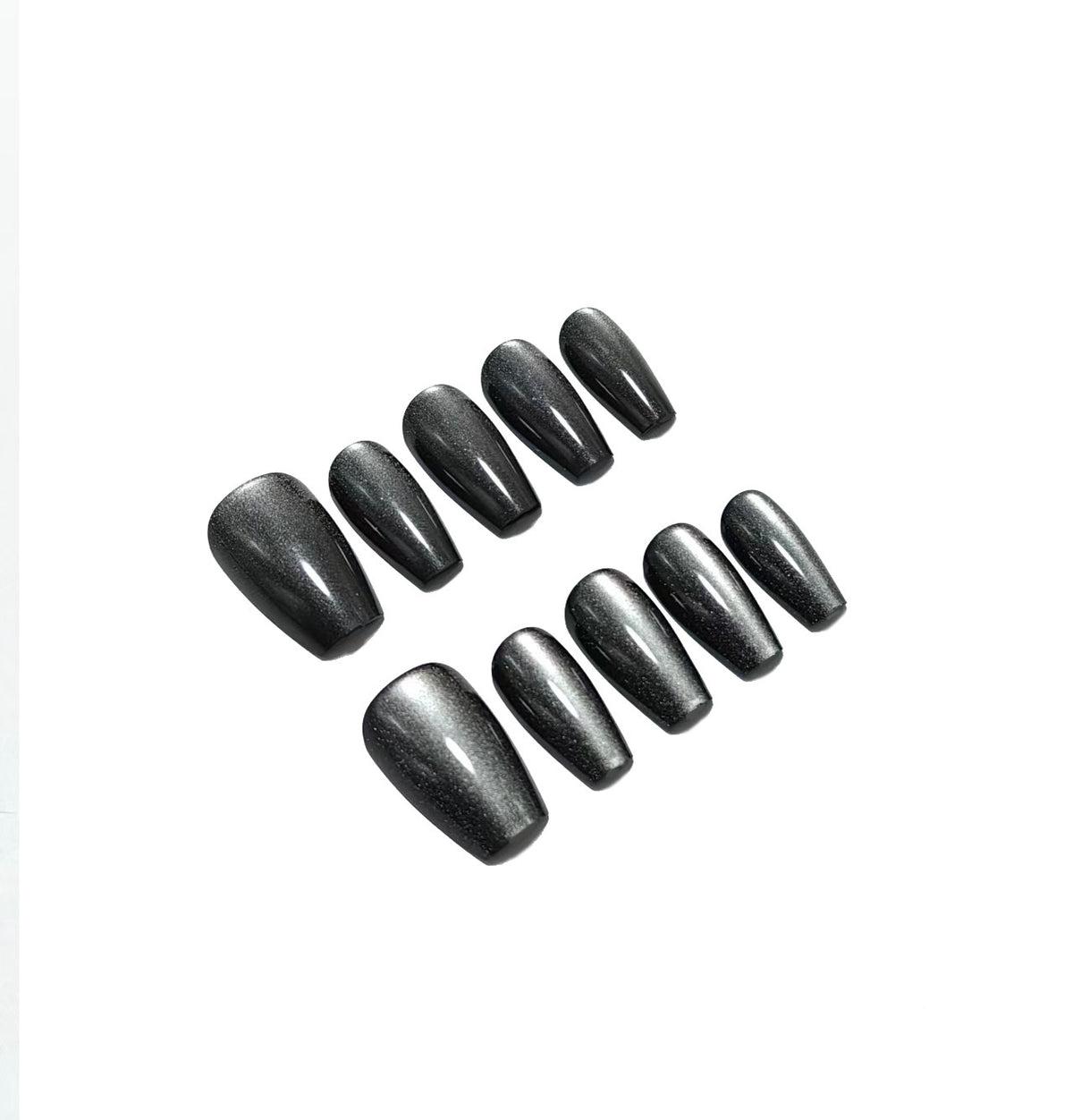 Nail art set with elegant metallic finish Acalora