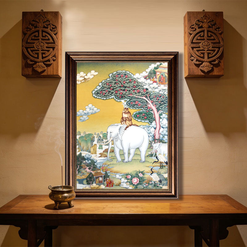 Intricate Religious Canvas Artwork