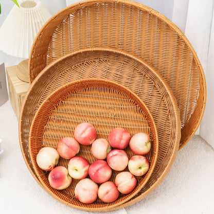 Handwoven Decorative Serving Tray Acalora