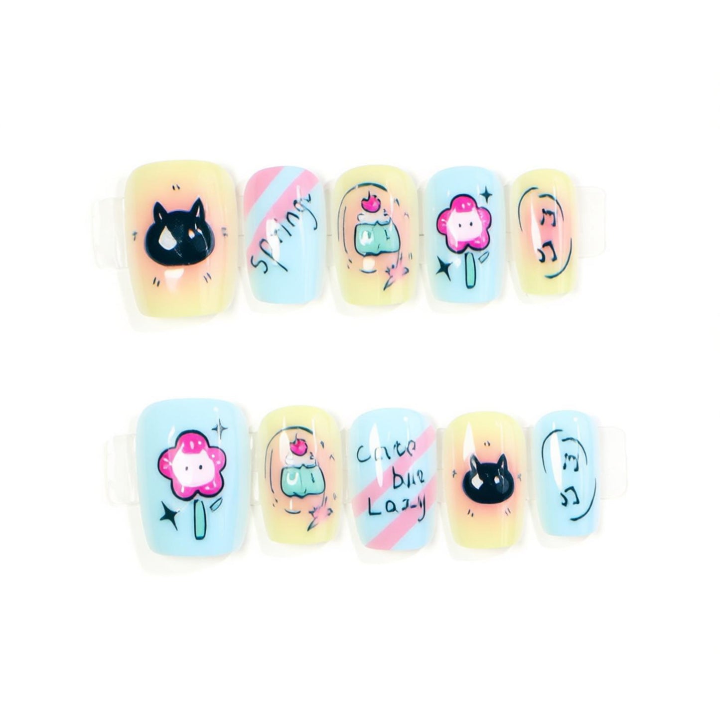 Fun and Whimsical Nail Art Acalora